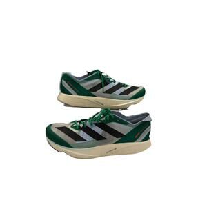 Adidas Adizero Takumi Seen 9 Black Green Running Shoes Mens Size 11.5